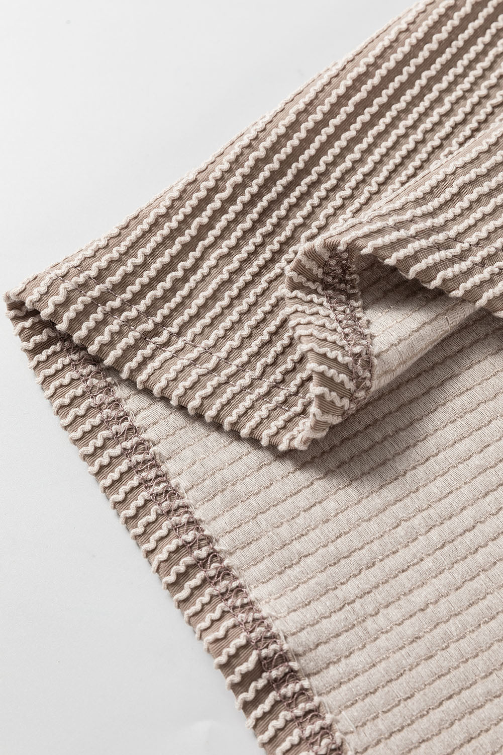 Smoke Gray Solid Corded Drop Shoulder Plus Size Shacket.